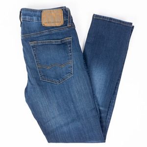 American Eagle Slim Flex Mens Jeans Faded Dark Wash Size 28x30